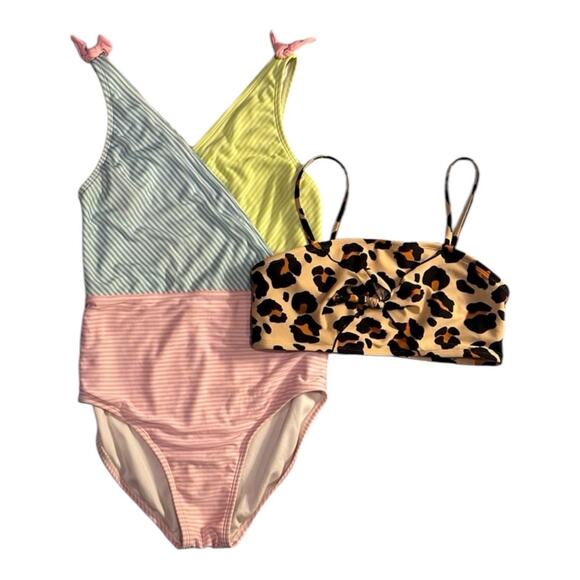 Cat & Jack and Art Class Bathing Suits Bundle - Girls Size XL (14/16) - Picture 1 of 8